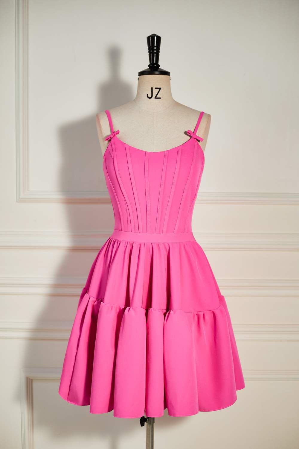 Light Green Sequins A-Line Lace-Up Homecoming Dress