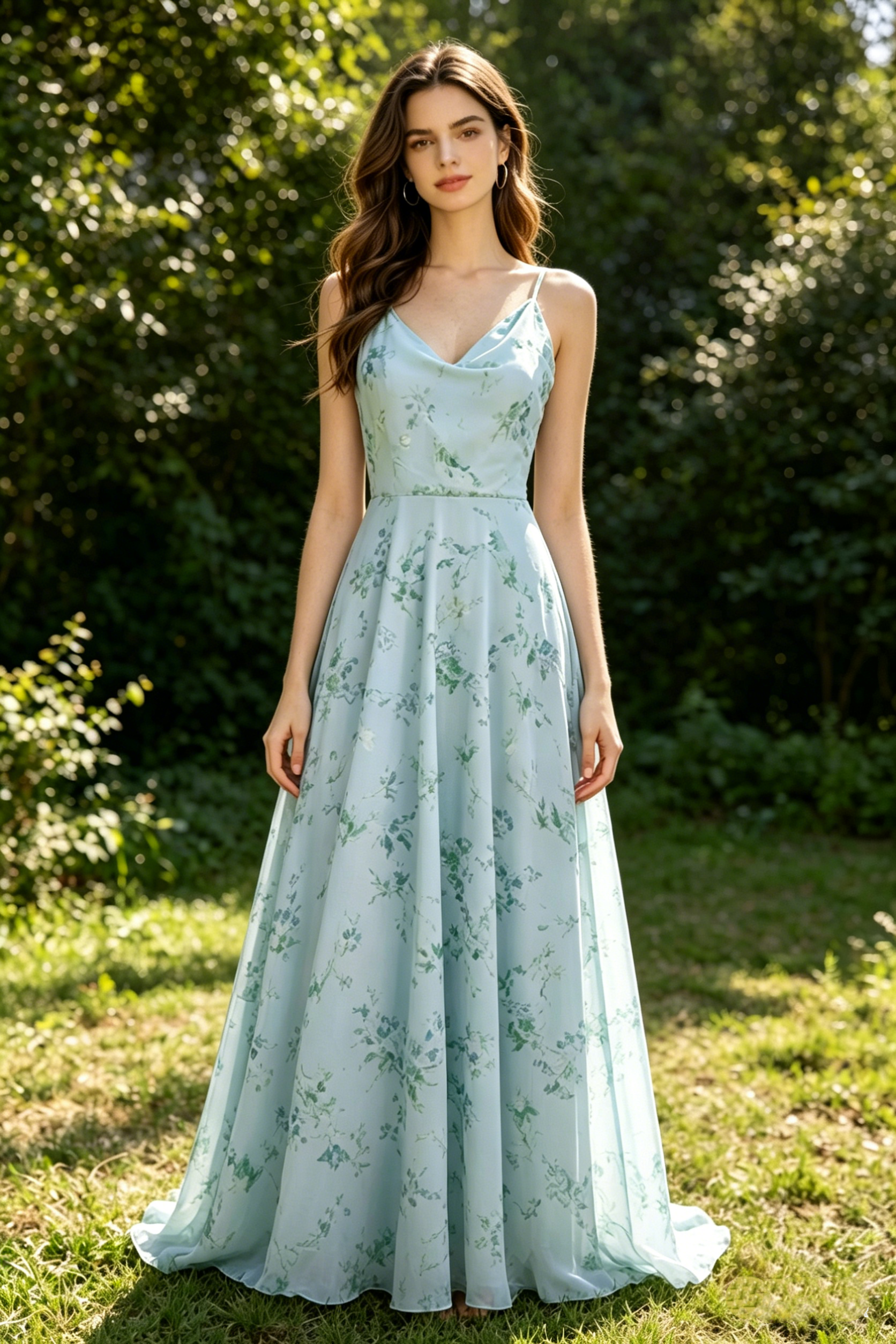 Light Blue Satin Hi-Low Puff Sleeves Homecoming Dress | Joyofdress Light Blue Satin Hi-Low Puff Sleeves Homecoming Dress | Joyofdress