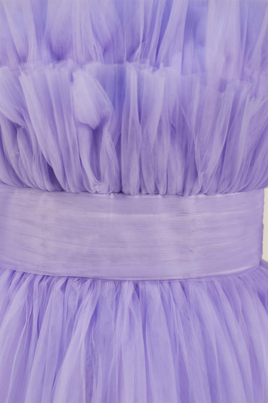 Lavender Strapless A-line Layers Homecoming Dress with Detachable Sleeves