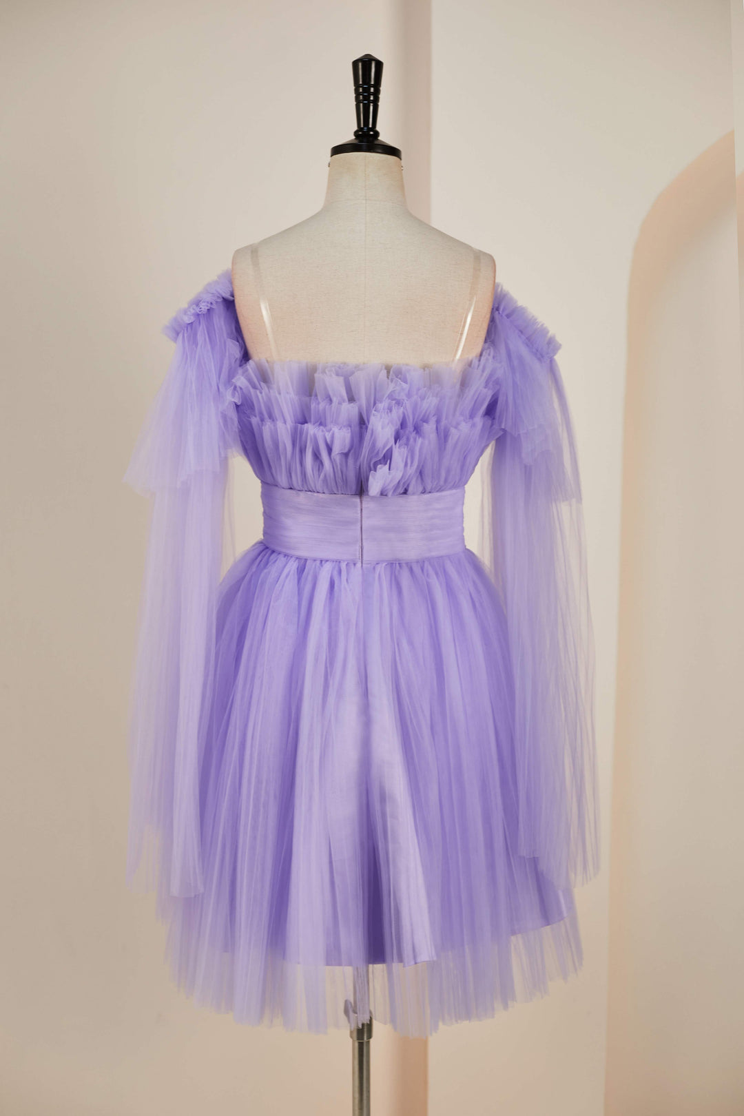 Straps Blue A-line Layers Long Formal HZ0308 main image 1