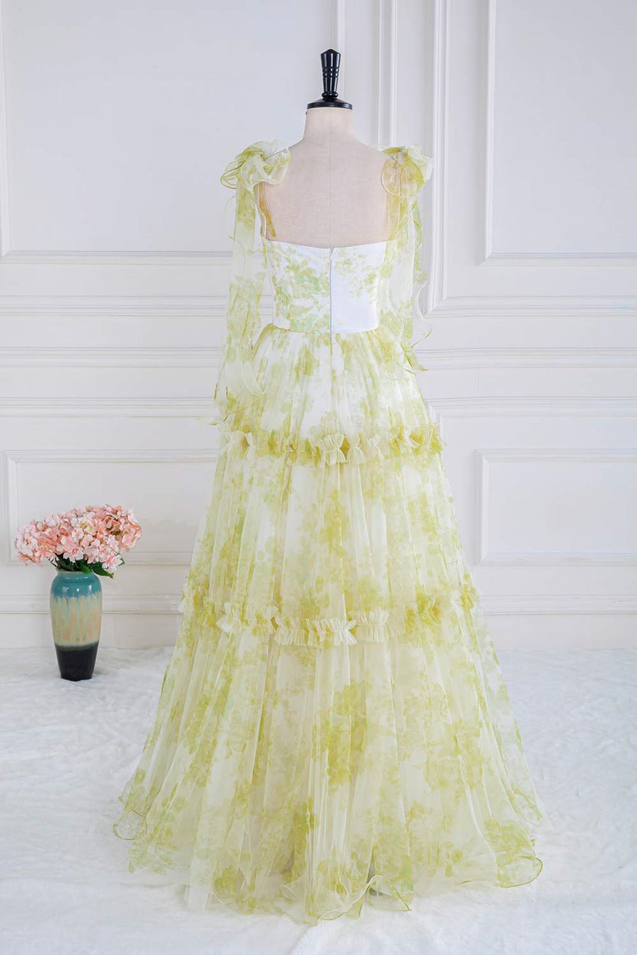 light yellow lace prom dress Mermaid Modest Yellow Lace Prom Dresses, Evening Dress PD023 bridalsew
