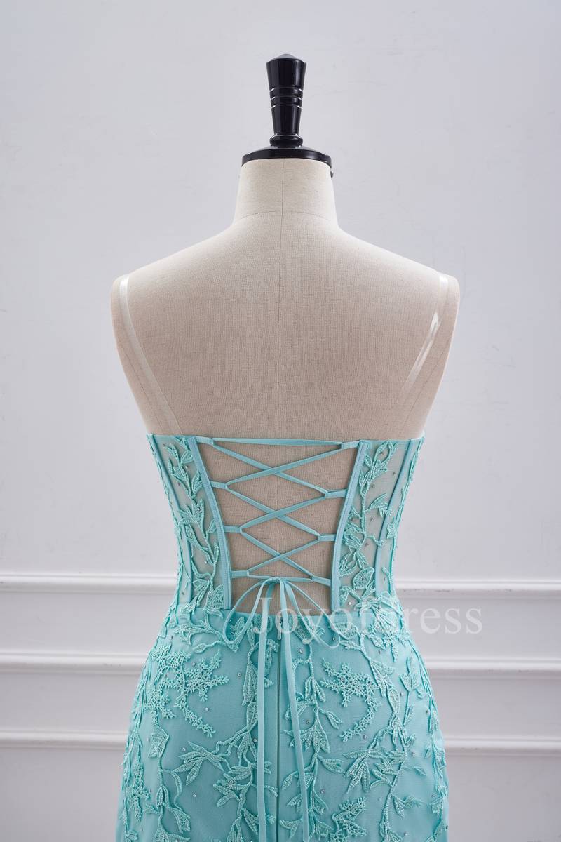 Fitted Aqua Blue Appliques Short Homecoming Dress