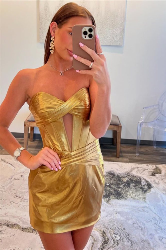 Sweetheart Keyhole Ruched Bodycon Homecoming Dress | Joyofdress Sweetheart Keyhole Ruched Bodycon Homecoming Dress | Joyofdress