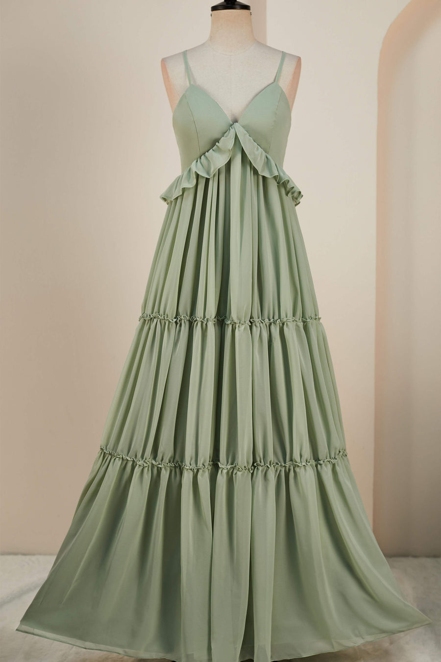 lace sage bridesmaid dresses Zapaka Women Dusty Sage Bridesmaid Dress with Slit A Line Printed Floral Long Wedding Party Dress, Dusty Sage / US16