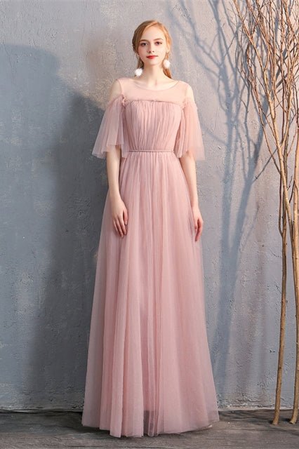 Flower Blush Pink Tulle Dress Style Blush Pink Tulle Long Mismatch Bridesmaid Dresses Blush Pink Custom Size A Flower Blush Pink Tulle Dress Style Blush Pink Tulle Long Mismatch Bridesmaid Dresses Blush Pink Custom Size A