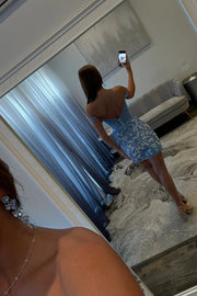 Bateau Off-Shoulder Empire Backless Bodycon Homecoming Dress