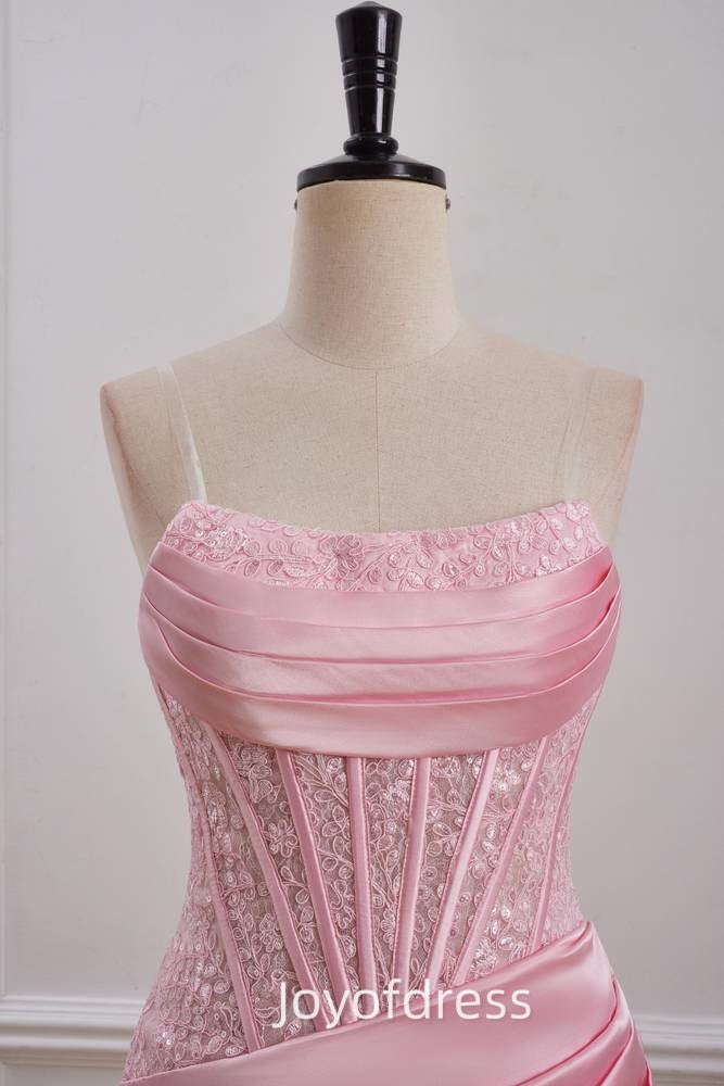 Bateau Strapless Appliques Bodycon Homecoming Dress