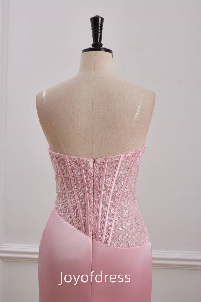 Bateau Strapless Appliques Bodycon Homecoming Dress