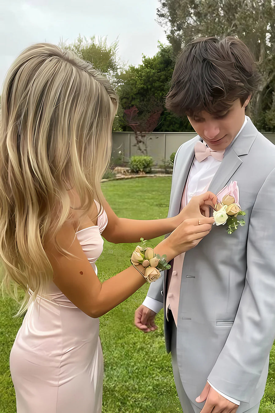 Candy Pink Sweetheart Spaghetti Straps Fitted Prom Party Dress