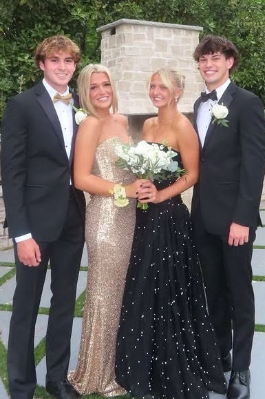 Chic Tulle A-Line Strapless Empire Maxi Party Prom Dress With Pearls