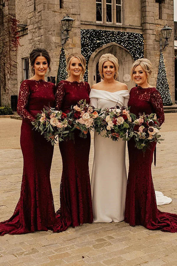 Lace Bridesmaid Dresses Joyofdress