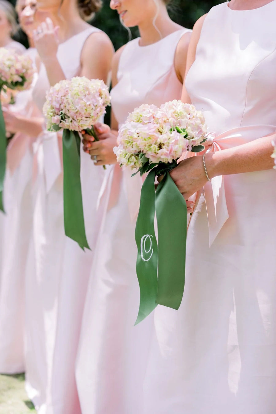 Classic Round Sleeveless Satin A-Line Long Bridesmaid Dress