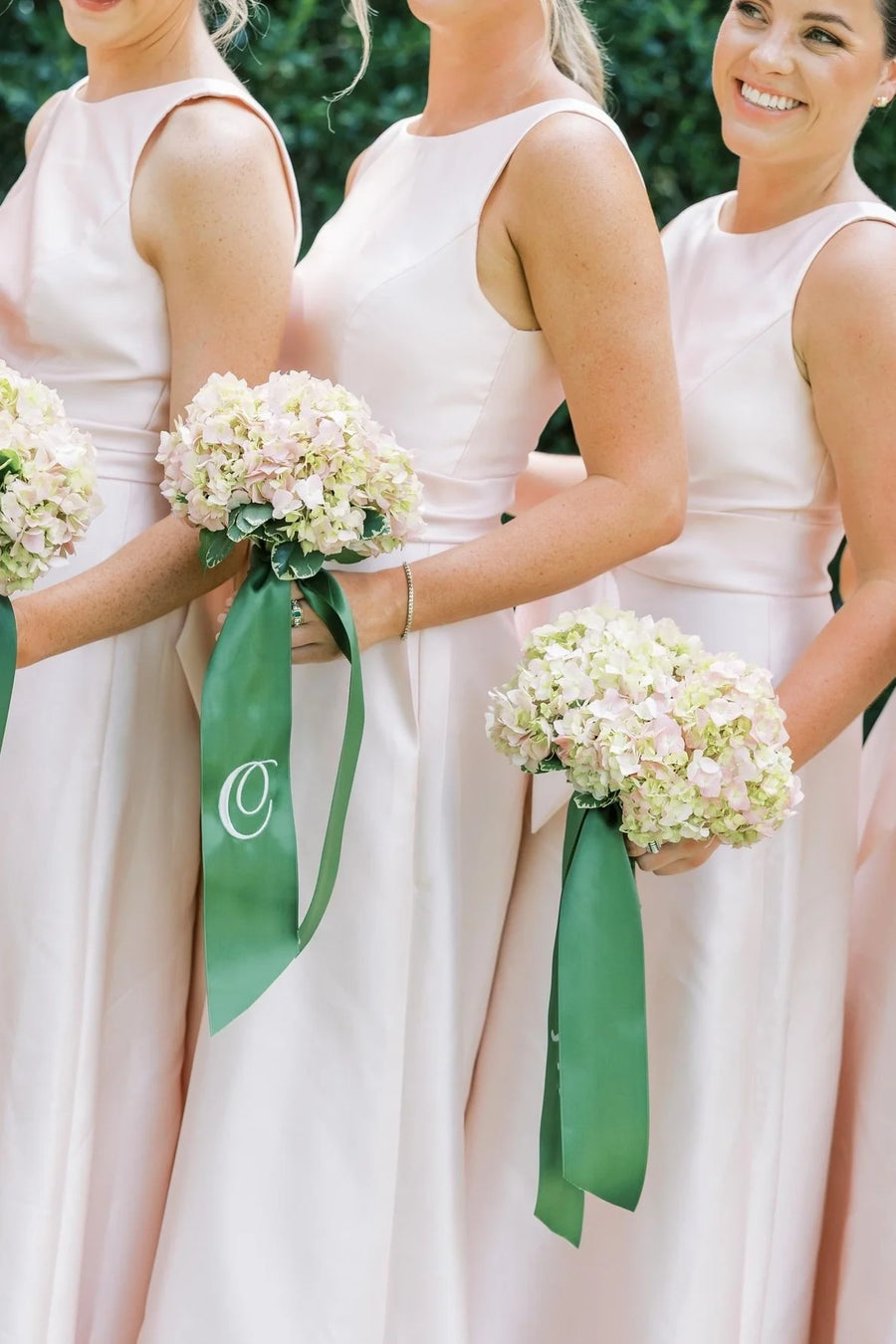 Classic Round Sleeveless Satin A-Line Long Bridesmaid Dress