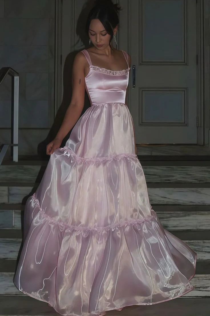 Cute Bateau Sleeveless A-Line Empire Party Prom Dress