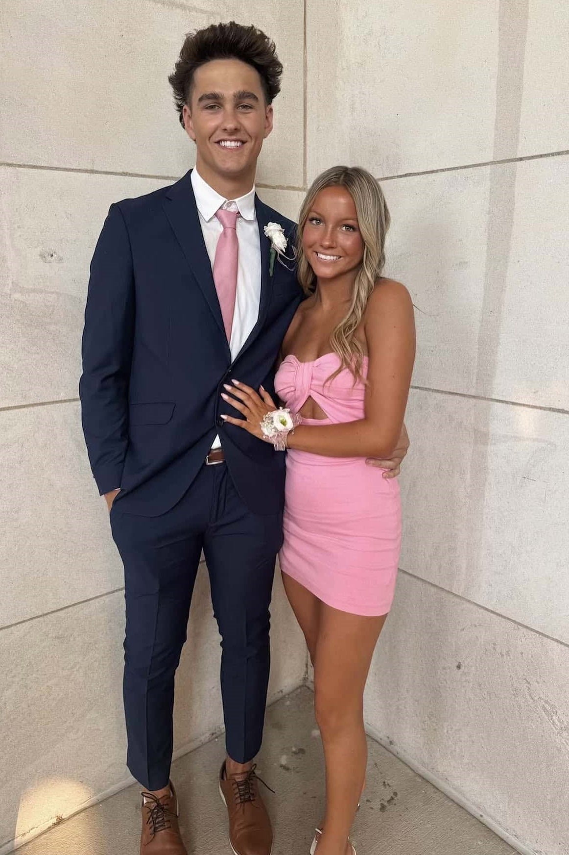 Cute Bodycon Satin Strapless Short Homecoming Dress