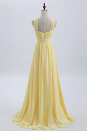 Elegant Chiffon A-Line Sleeveless Bridesmaid Dress