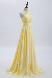 Elegant Chiffon A-Line Sleeveless Bridesmaid Dress