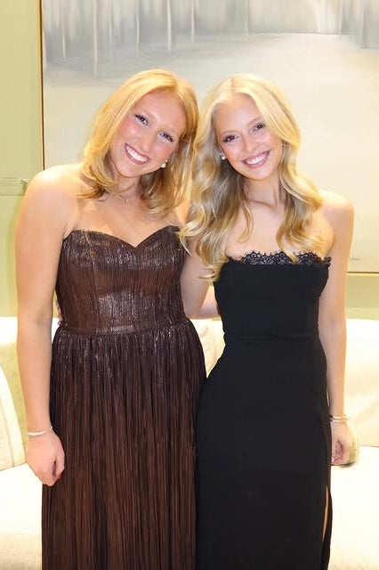 Elegant Satin Fitted Strapless Empire Party Prom Dress