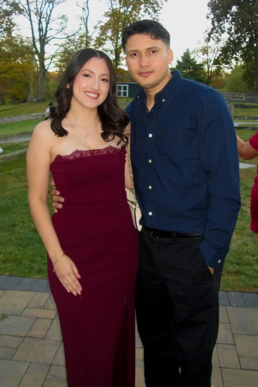 Elegant Satin Fitted Strapless Empire Party Prom Dress