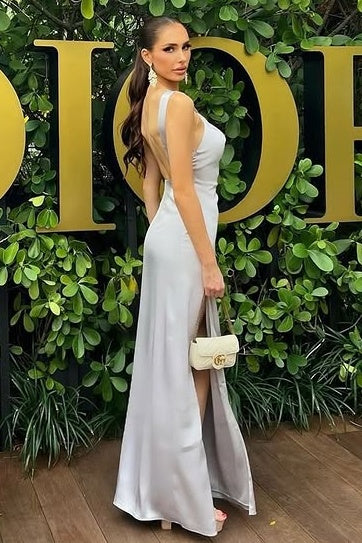 Halter Backless Bodycon Empire Party Bridesmaid Dress