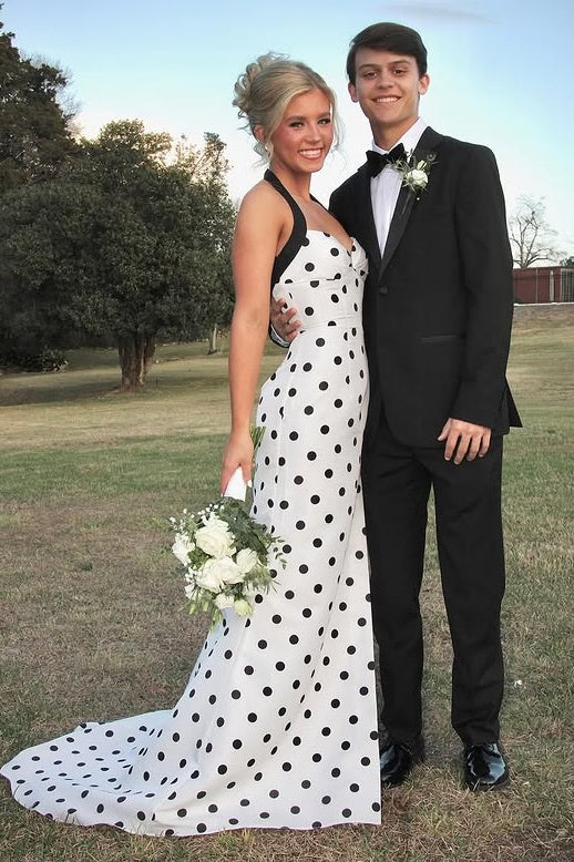 Halter Sleeveless Satin Mermaid Formal Party Prom Dress With Train 