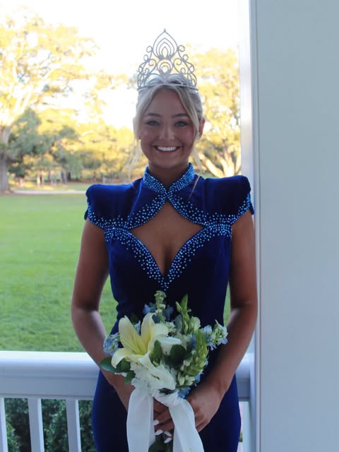 High Neck Cap Sleeves Beaded Empire Mermaid Velvet Party Prom Dress