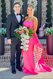 Modest Strapless Empire Mermaid Party Prom Dress With Train