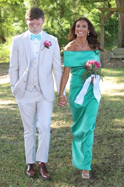 Off The Shoulder Satin Sheath Maxi Casual Party Prom Dress