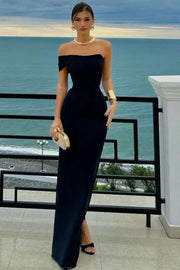 One Shoulder Bodycon Long Party Prom Dress