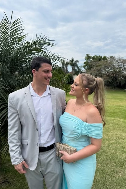 One Shoulder Fitted Floor Length Chiffon Party Prom Dress