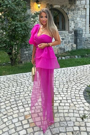 One Shoulder Short Sleeve Bodycon Empire Short Party Homecoming Dress