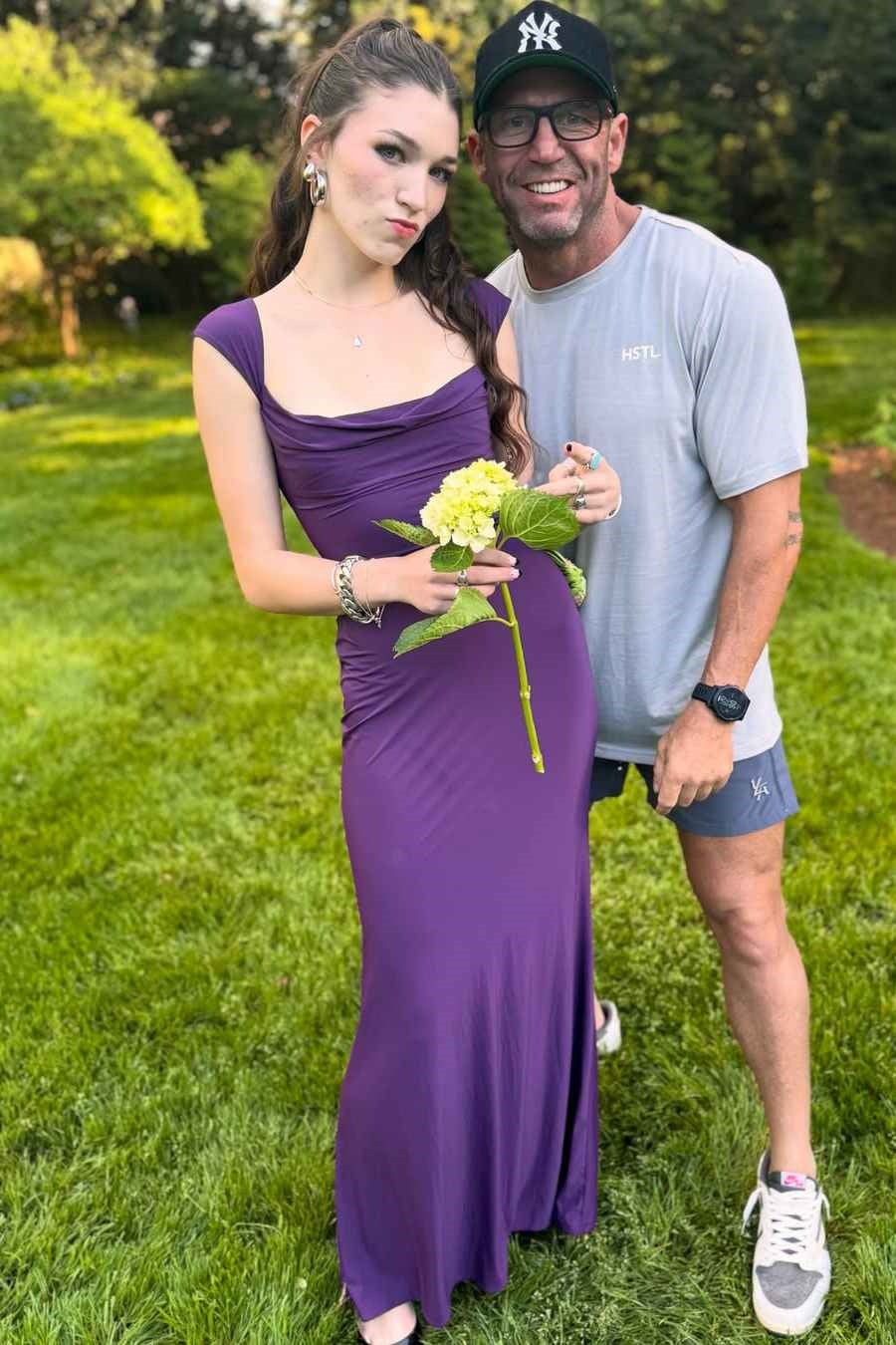 Purple Satin Fitted Straps Long Party Prom Dress