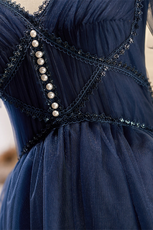 Off the Shoulder Short Navy Blue Prom Dresses, Dark Blue Off Shoulder Graduation Homecoming Dresses, US 4 / Custom Color / No Rush