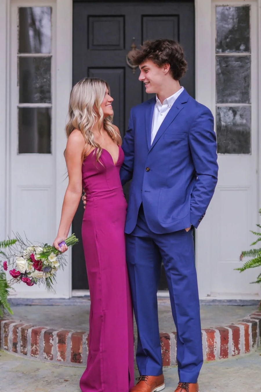 Satin Sheath Empire Sweetheart Strapless Party Prom Dress