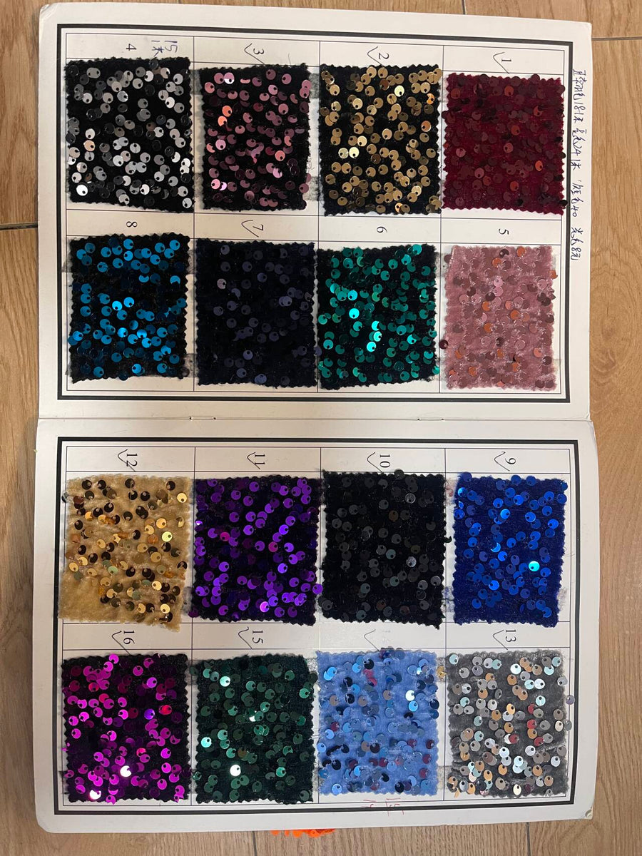 Sequins Color Card Sequin Color Swatch – Joyofdress