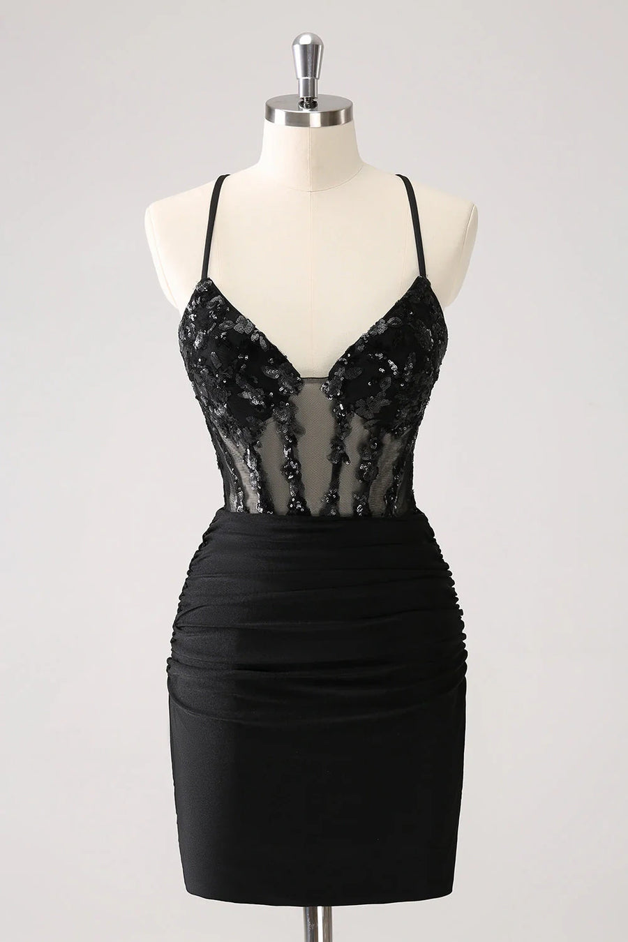 Sexy Satin Fitted Sleeveless Appliques Homecoming Dress | Joyofdress Sexy Satin Fitted Sleeveless Appliques Homecoming Dress | Joyofdress