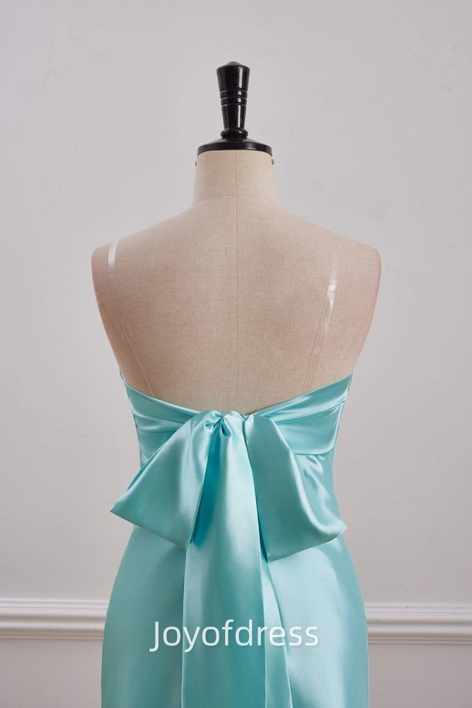 Simple Satin Lace Up Sweetheart Mini Homecoming Dress