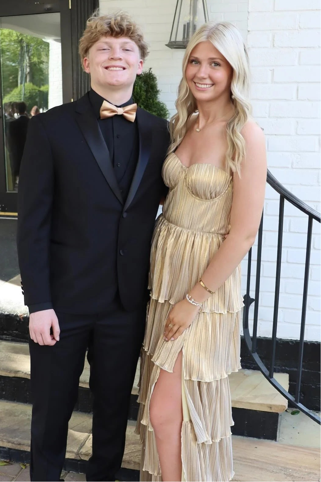 Sweetheart A-Line Strapless Pleated Tiered Party Prom Dress