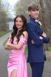 Sweetheart Off-Shoulder Satin Mermaid Party Prom Dress