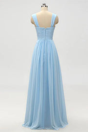 Sweetheart Sleeveless Empire Chiffon A-Line Bridesmaid Dress