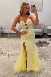 Sweetheart Sleeveless Lace Up Lace Mermaid Party Prom Dress