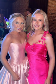 Sweetheart Sleeveless Mermaid Emoire Satin Party Prom Dress With Train