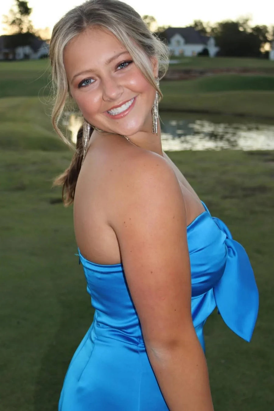 Sweetheart Strapless Empire Mini Party Homecoming Dress