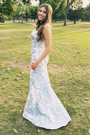 Sweetheart Strapless Mermaid Maxi Party Prom Dress With Train
