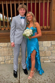 Sweetheart Strapless Empire Long Party Dress With Ruffled