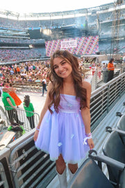 Tulle A-Line Strapless Empire Butterfly Short Homecoming Party Dress