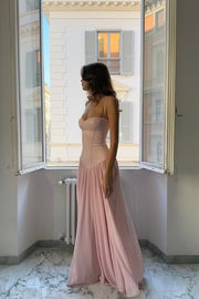 Two Tone A-Line Sweetheart Lace Up Party Prom Dress