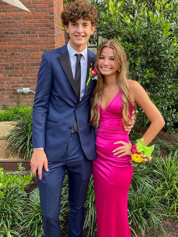 V-Neck Sleeveless Empire Lace Up Party Prom Dress