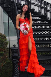 V-Neck Strapless Pleated Chiffon And Lace Tiered Party Prom Dress