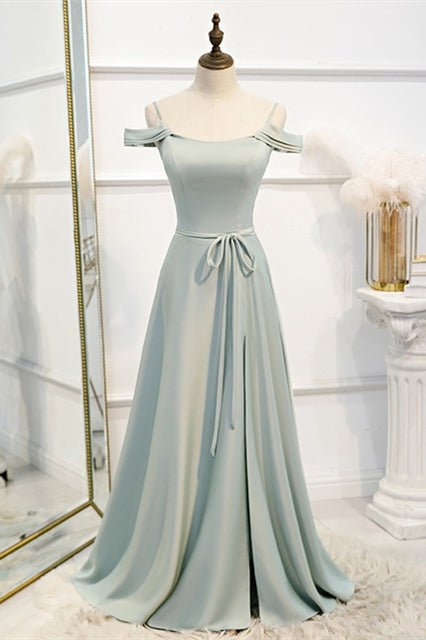 A - line Slip Mismatched Bridesmaid Dresses - Joyofdress